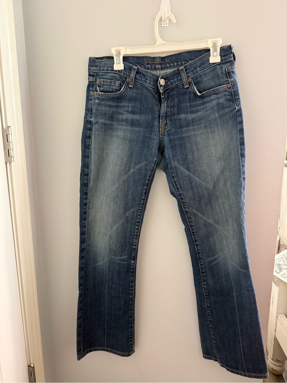 Seven7 Women's Dark Wash Bootcut Jeans